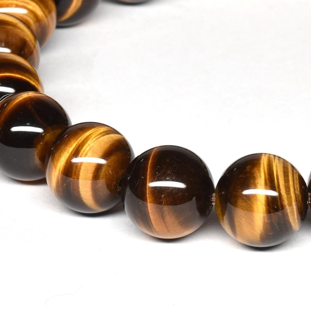 定番][人気][金運] タイガーアイ ブレスレット 10mm #T3010