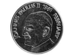 ヨハネ・パウロ2世訪日記念メダル|コレクターズショップトモリンズ24