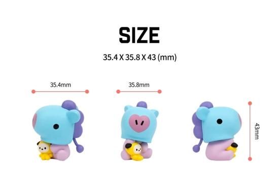 国内正規品 BT21 公式ライセンス品 ベビーモニターフィギュア かわいい
