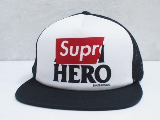 supreme antihero メッシュキャップブラック