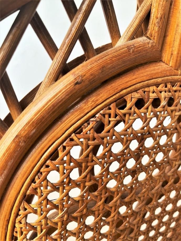 ヴィンテージ ラタン パーテーション - アンティーク、ビンテージの