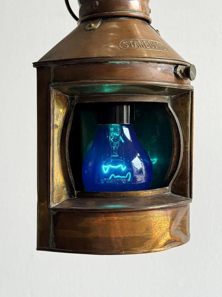 1920's アンティーク オイルランタン ペンダントランプ - アンティーク