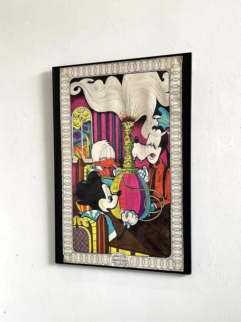 1970's ”AINT GONNA WORK ON DIZZY'S FARM NO MORE” 額入り ブラック