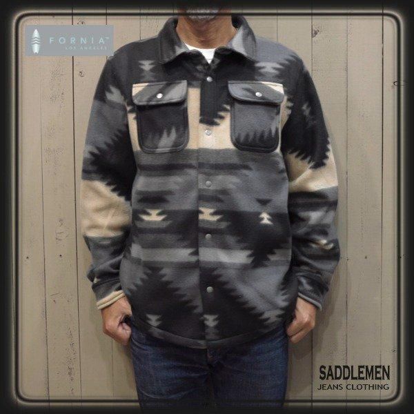 APOLLO 「AZTEC」ネイティブフリースシャツ - アメカジ｜サドルメン