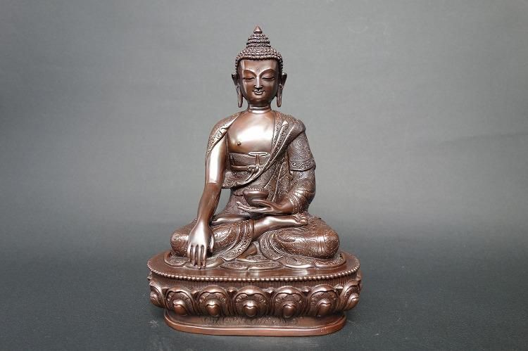 釈迦如来 銅製 22cm｜大阪の仏像通販・販売なら仏像専門店 多羅堂