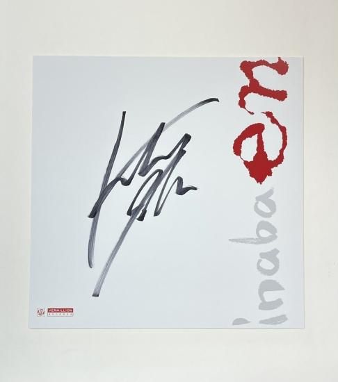 B'z 稲葉浩志 en4 enIV サイン色紙 B'z 稲葉浩志 en 4 サイン 稲葉