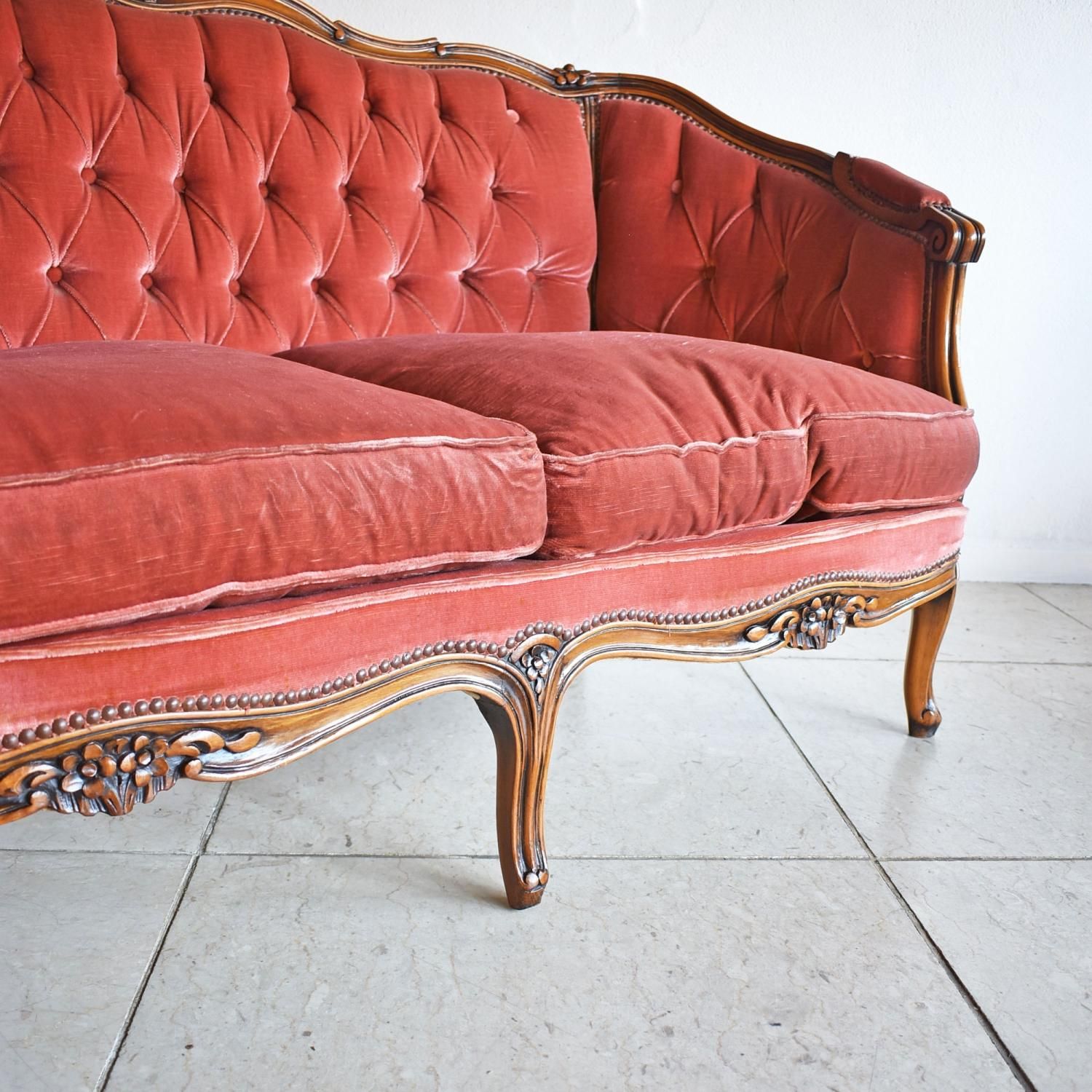 フランス ビンテージ ブリッジウッド ソファ 芸者 1人掛け 着物