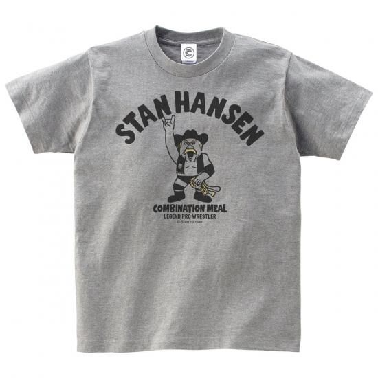 スタン・ハンセン STAN HANSEN コットンTシャツ ヘザーグレー
