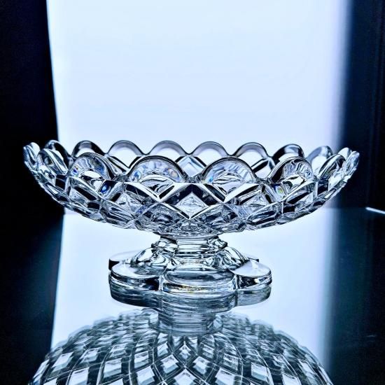 希少 Baccarat オールドバカラ 19世紀 刻印 ディアマンビゾー トレイ