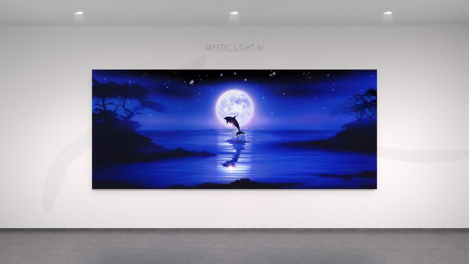 希少 ナンバー記載 93/300 クリスチャン・ラッセン作品 ミスティック