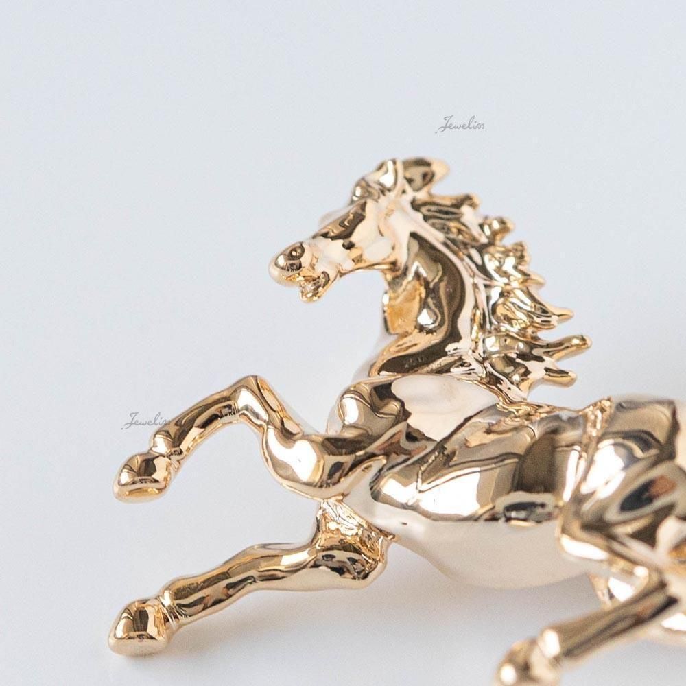 Jeweliss ブローチ Dorf ドルフ 馬 ウマ 午 干支 ジュエリス