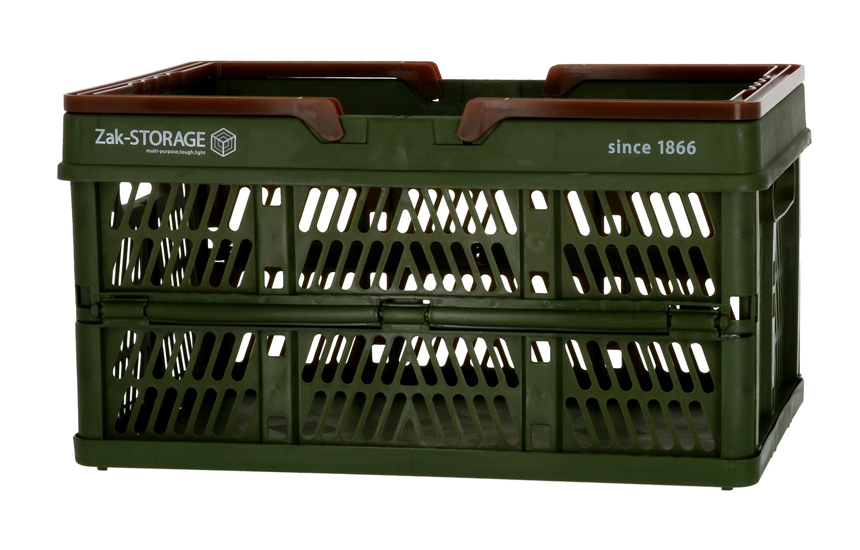 TAKAGI Zak-STORAGE 高儀 フォールディングコンテナ L グリーン FD