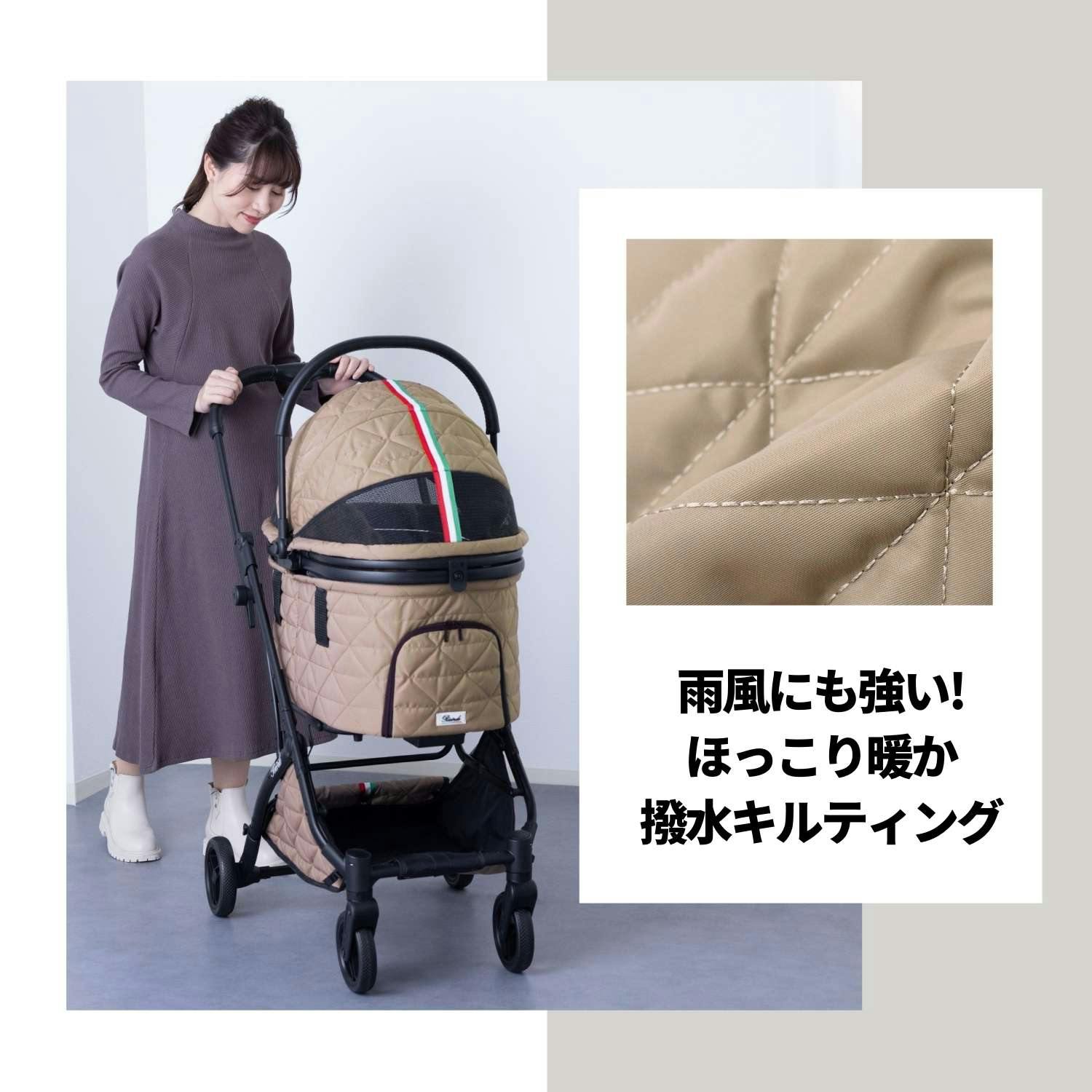 ONEKOSAMA OINUSAMA ペットカート Ricordo メッシュ ブラック 軽量