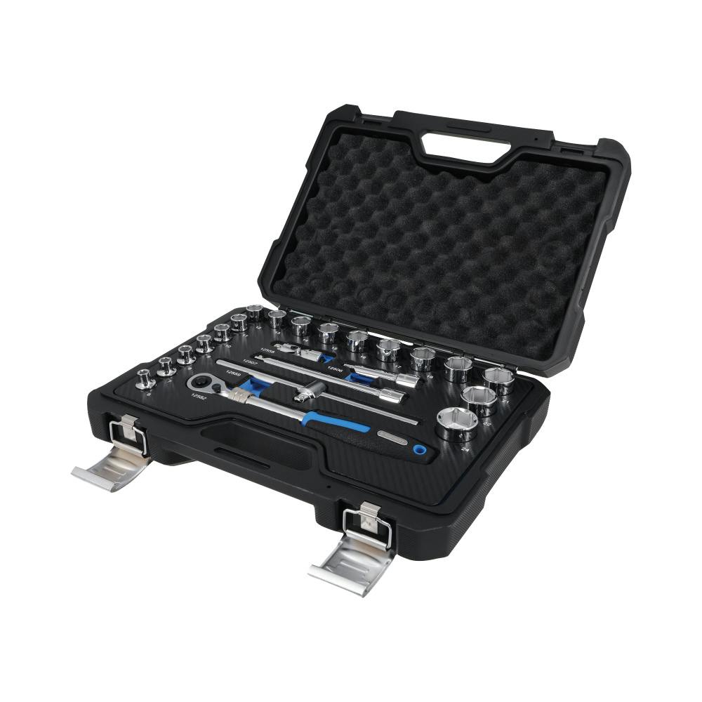 SIGNET 22点組 3/8DR 6角ソケット レンチセット ケース付 車 バイク