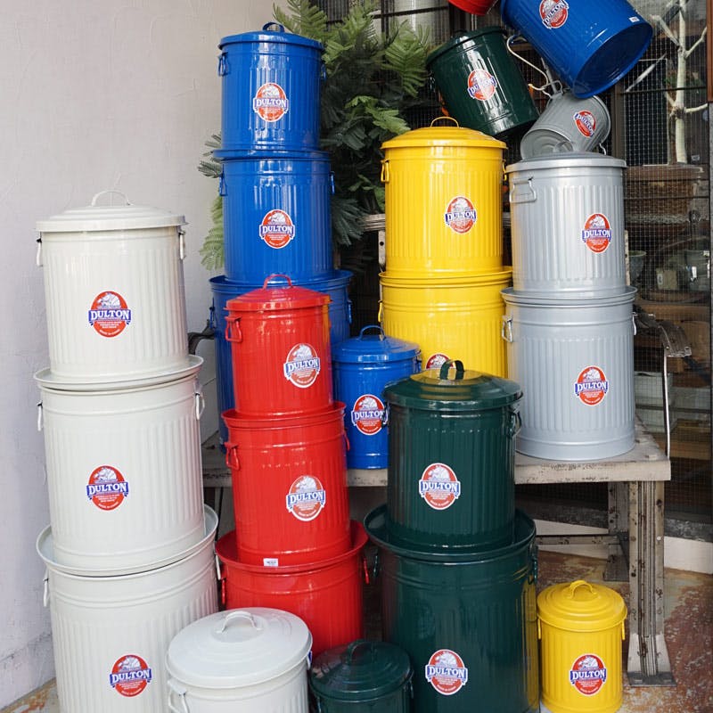 DULTON ダルトン ガベージカン レッド GARBAGE CAN RED L
