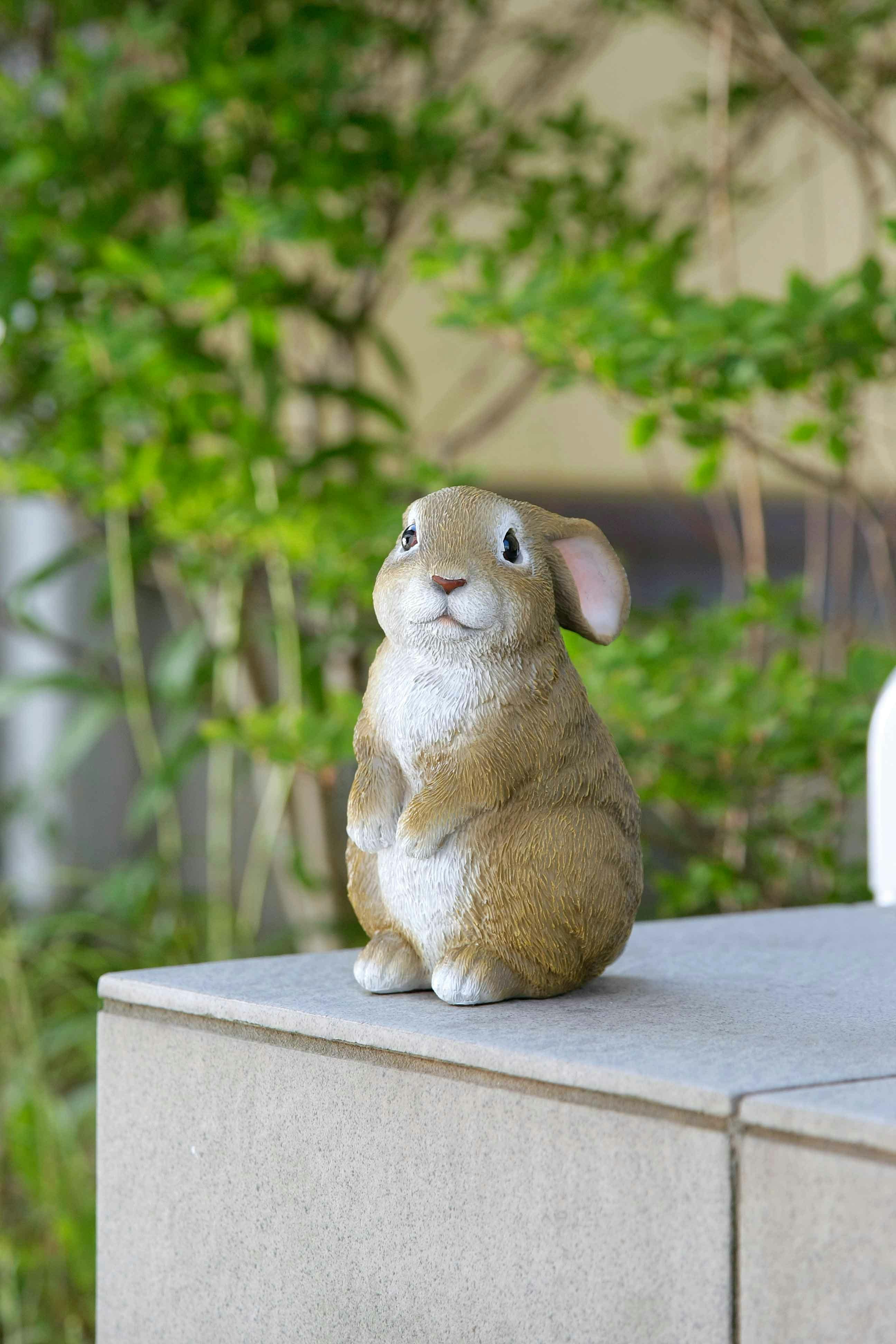 セーブ・インダストリー ミニうさぎ 園芸 庭 オブジェ SV-5868【別送品