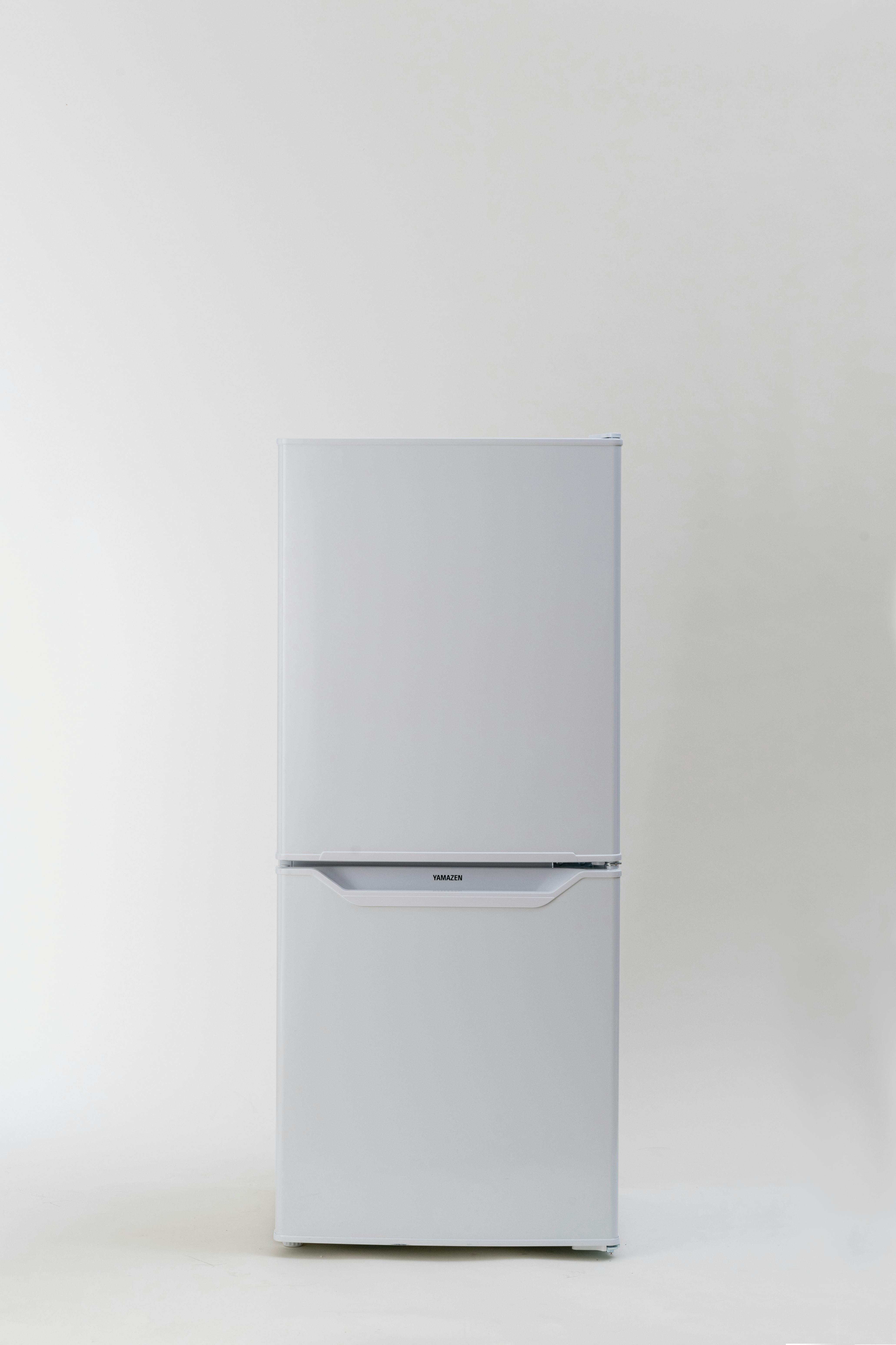 山善 YAMAZEN 2ドア冷凍冷蔵庫 106L (冷蔵室73L/冷凍室33L) YFR-D111(W