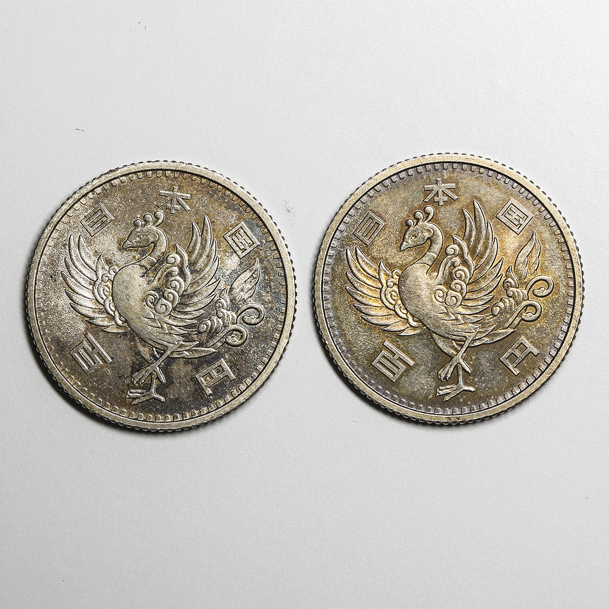 烏*鴉様 1982年 500円玉発行記念 純銀メダル鳳凰デザイン 烏*鴉様