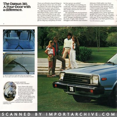 1982 Datsun 310 Brochure (Late Version) - ImportArchive