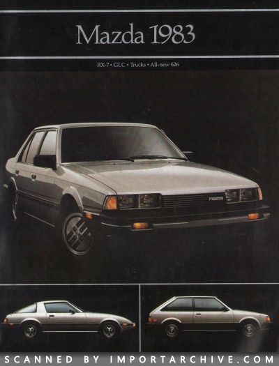 1983 Mazda Full Lineup Brochure (Late Version w/ 626) - ImportArchive