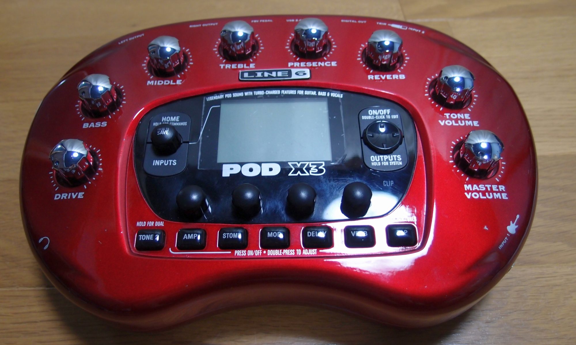 LINE6 POD X3 マルチエフェクター アンプシミュレーター ギター用