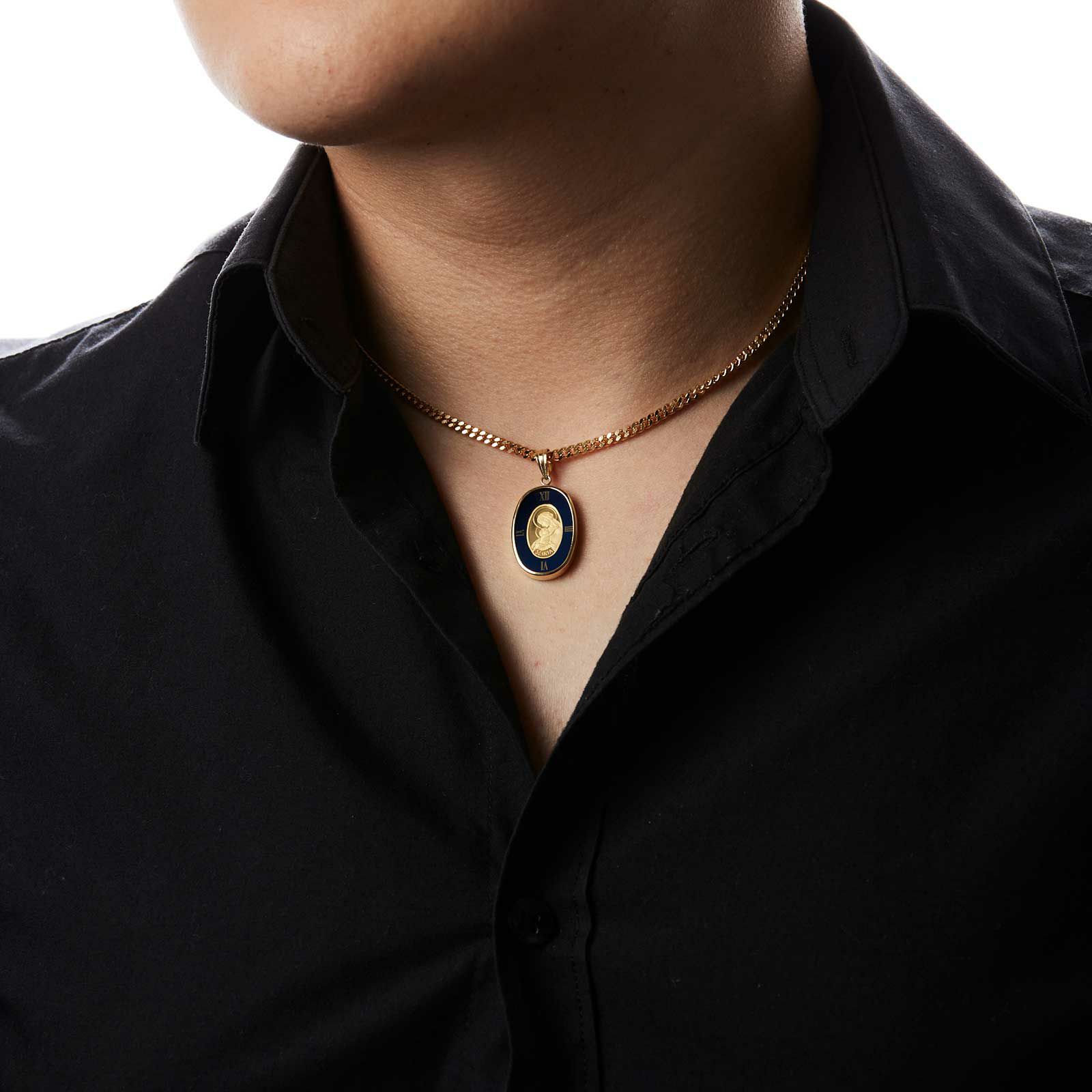 純金コイン ペンダントトップ (K18イエローゴールドフレーム付) 1/25oz