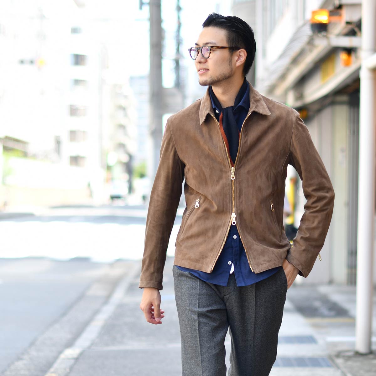 チンクアンタ（CINQUANTA）スエードライダース