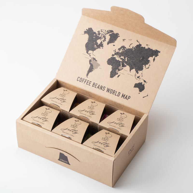 サタプラ番組企画で1位獲得】INIC coffeeゼリーギフトボックス 6個入り