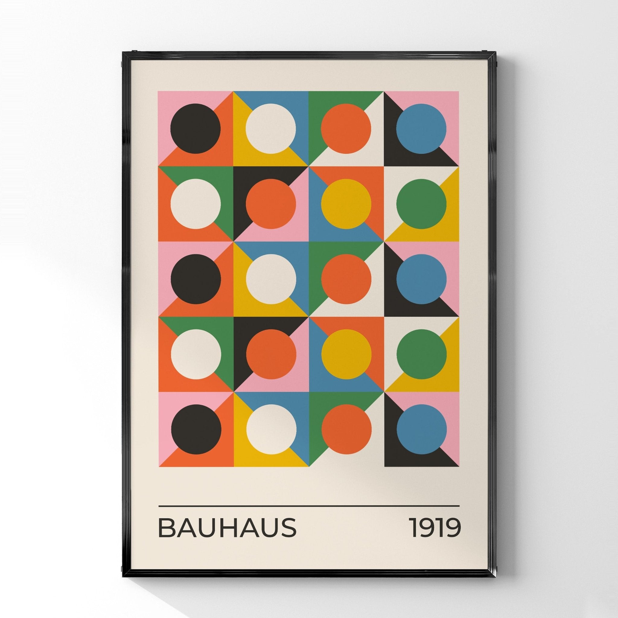 バウハウス1919デザインポスター – Ink Jp