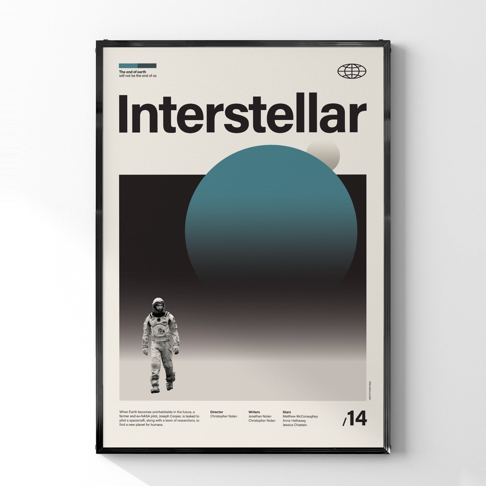 インターステラー」ミニマリストアートポスター – Ink Jp