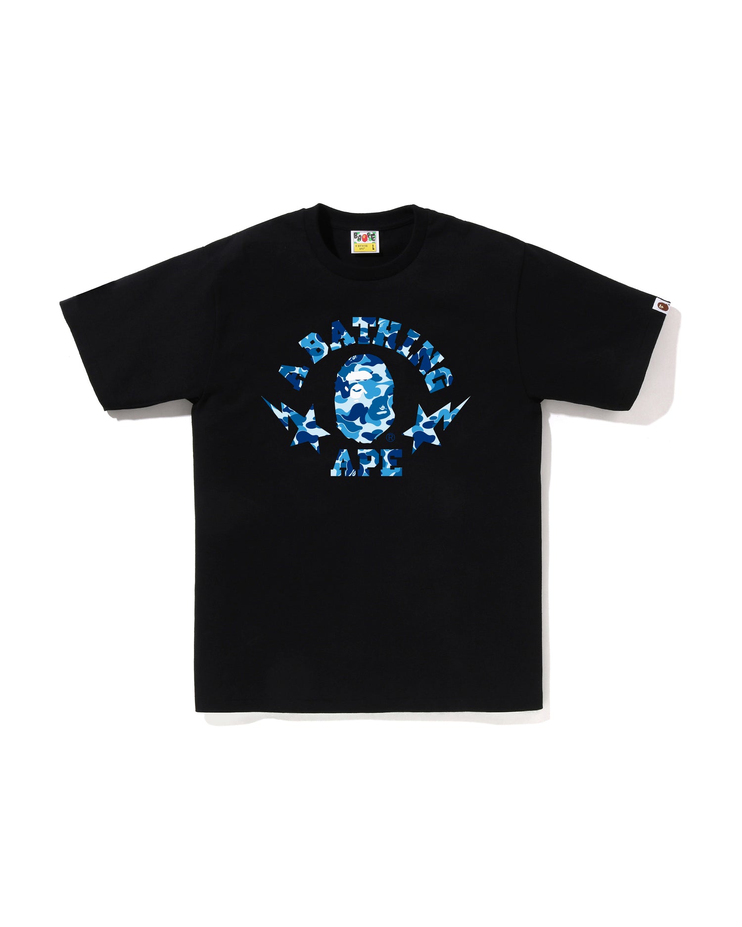A BATHING APE® Abc Camo STA College Tee | Bape official website