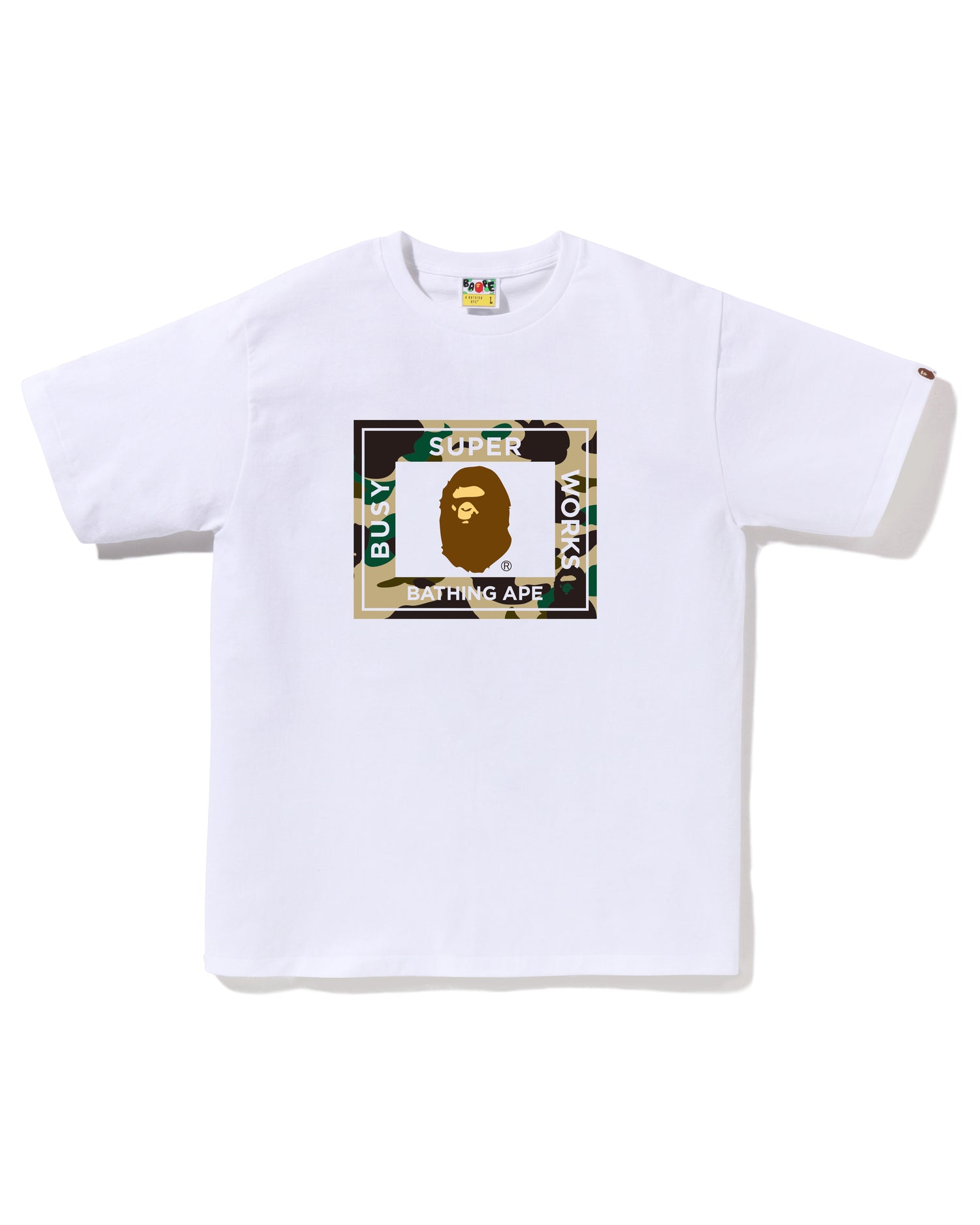 A BATHING APE® 1st Camo Super Busy Works Tee | Bape official