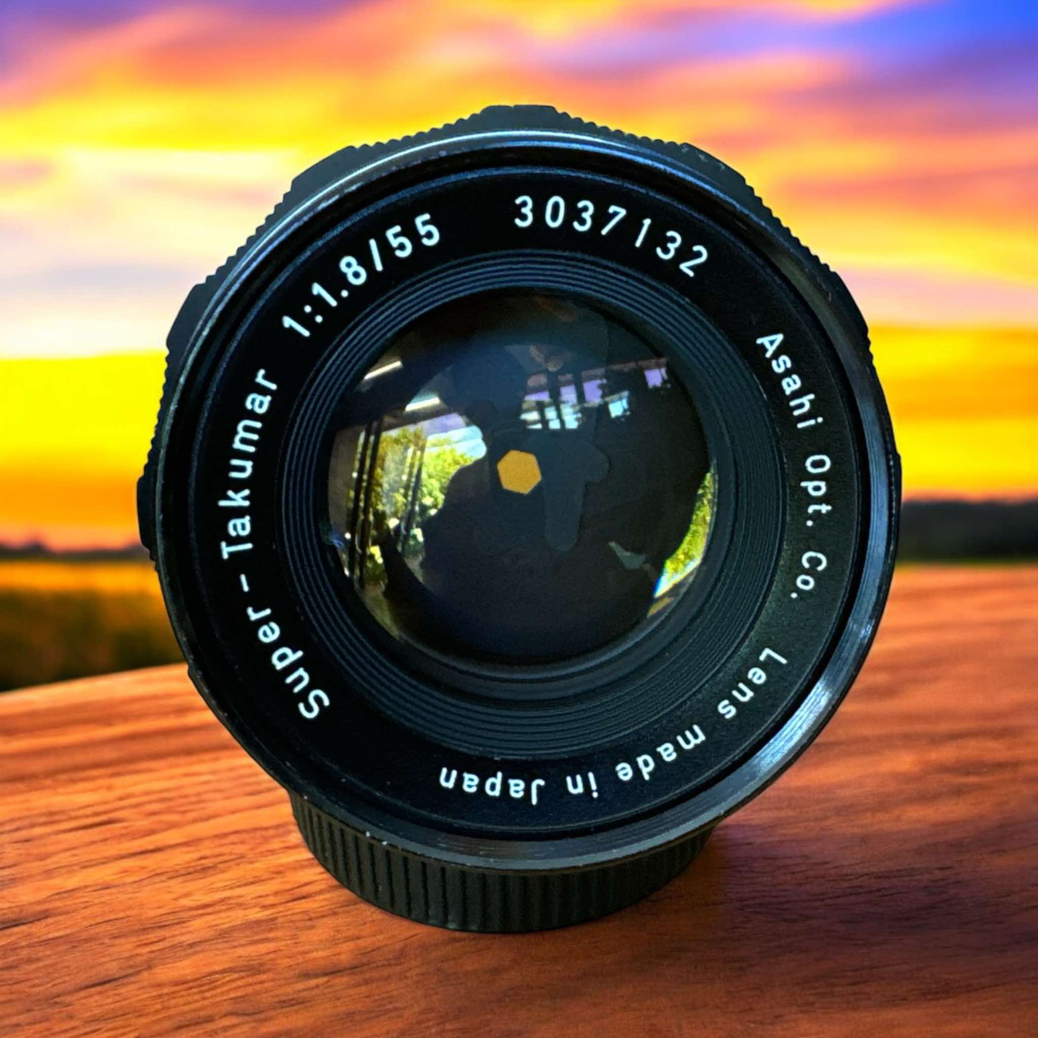 前期型 Super-Takumar 55mm f1.8 オールド単焦点レンズ