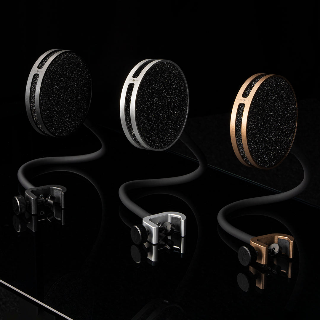 Premium Pop Filter ISOPOP - 2x Filters, Cleanable & Exchangeable
