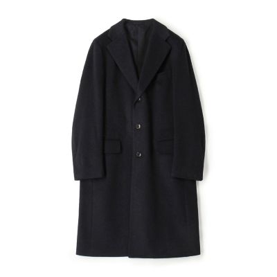 極美品 エンポリオアルマーニ カシミア混 チェスターコート】 極美品