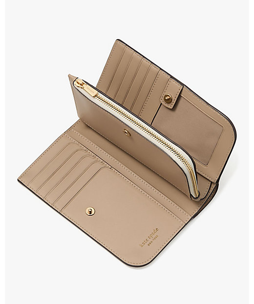 デヴィン カラーブロック ミディアム バイフォールド ウォレット