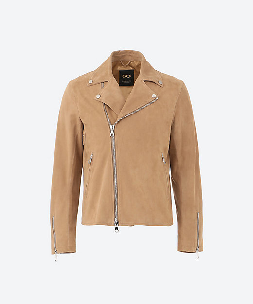 別注 スエード ダブルライダースジャケット | CINQUANTA (Men