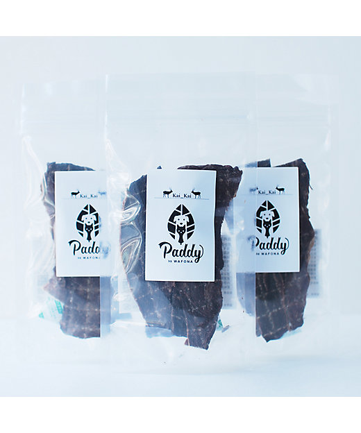 鹿肉スライスジャーキー3個セット | Paddy by WAFONA/パディ バイ