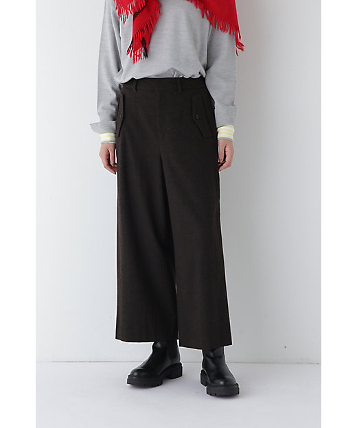 ◇TOPツイルガウチョパンツ（0774230101） | human woman