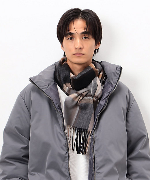 ファインウール チェック柄 マフラー（4782RM02） | COMME CA