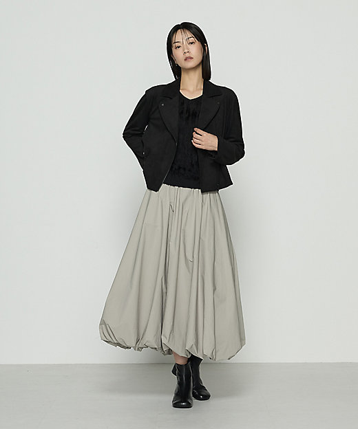 ストレッチスエード調 ライダースジャケット（0111VM06