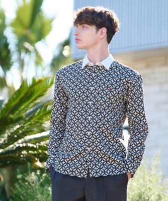 オーバーラップサークル クレリックシャツ（2002365096