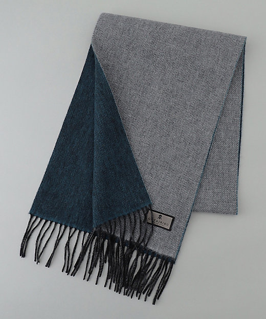 カシミヤ混】リバーシブルマフラー（AA2ASA0202） | 五大陸