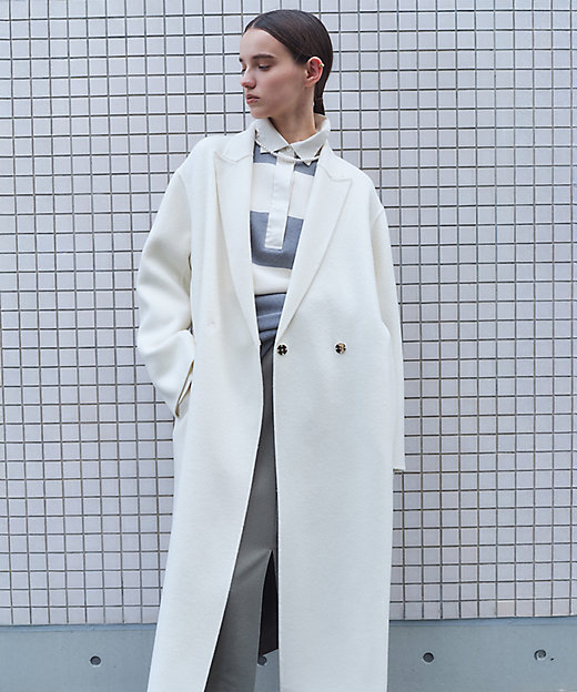 ZION ／ ウールロングチェスターコート（COCWGW0500