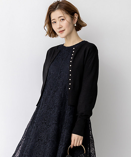 APPLAUDIR】コンパクト ラメカーディガン