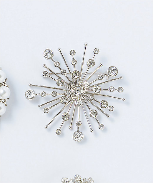 VERY掲載】クリスタルシャワー ブローチ（ZZ3DLS0011