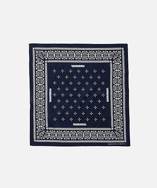 バンダナ CROSS PATTERN BANDANA 261BXNHー