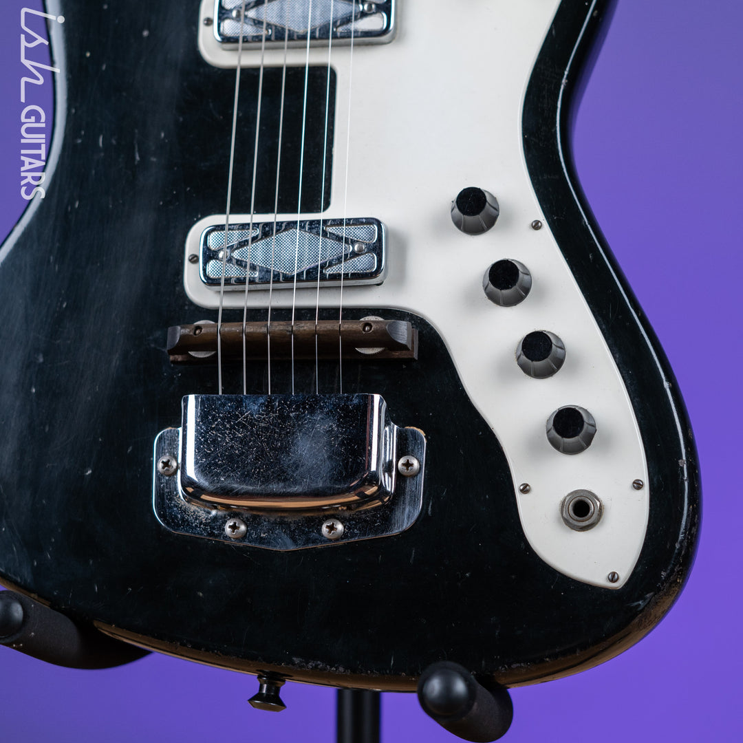 1960s Silvertone 1476 Bobcat Black – Ish Guitars