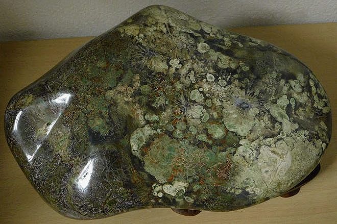 金華 興部ジャスパー 北海道産 五色石 水石 観賞石 金華 興部