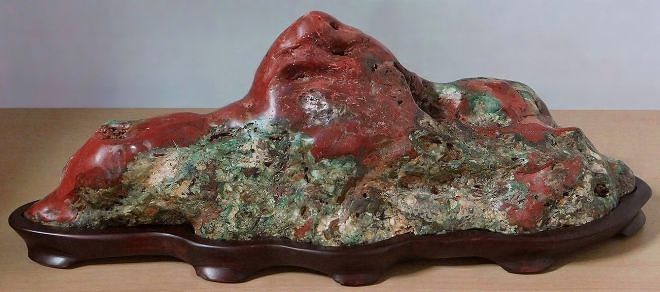 緋山酔恭「山水石美術館」 ニセ 佐渡 羽茂五色石・錦紅石に注意！！